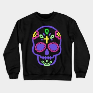 La Calavera Catrina Sugar Skull Dia De Los Muertos Day Of The Dead Crewneck Sweatshirt